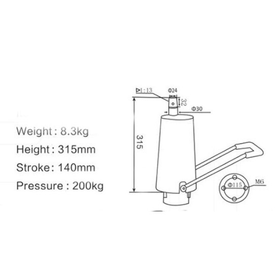 Berber Koltuğu Hidrolik Pompası